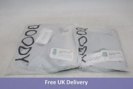 Two Boody items to include 1x Goodnight Raglan Sleep Top, Dove, Size XS, 1x Goodnight Sleep Bottoms,