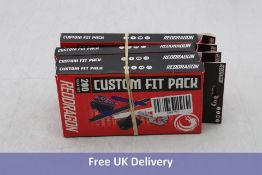 Five Red Dragon 200 Piece Darts Custom Fit Pack Sets