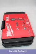 Milwaukee M12HPT-202C SUB Compact Force Logic Hydraulic Press Tool M Set, Red/Black. Box damaged