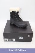 Sorel Women's TORINO V PARC Waterproof Snow Boots, Black, UK Size 6