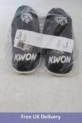Three pairs of Kwon Foot Protection Pads Anatomic, Black to include 2x Large, 1x Small