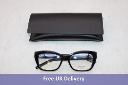 Saint Laurent SL M117-001 Eyeglasses with Case, Black