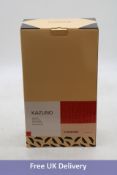 Klarstein Kazuno 6 Piece Knife Set with Block, Brown. OVER 18's ONLY