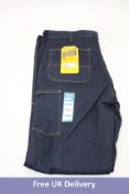 Carhartt Rugged Flex Double-Front Utility Jeans, Dark Blue, Size 34/36