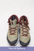Salomon Outrise MID GTX Walking Boots, Safari Burnt Henna Fiery Red, UK 6.5, No Box