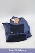 Fjallraven Keb Agile Trousers, Indigo Blue/Dark Navy, Size M