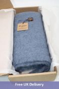 Mantas Ezcaray Handmade Mohair Scarf, Stone Blue