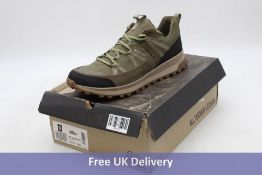 Clarks ATL Trek Run Gore Tex Trainers, Dark Olive, UK 10. Box damaged