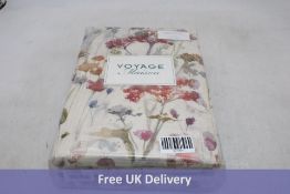 Voyage Maison Llinizas pair of Fully Lined Pencil Pleat Header Tape Curtains, Poppy, Size 168 X 183c