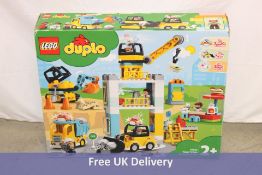 Lego Duplo 10933 Tower Crane & Construction Set, Age 2+. Box damaged