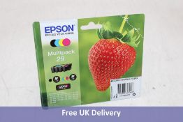 Four Epson 29 CMYK Ink Cartridge Multipack C13T29864012, 4 of Pack