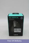 Logitech MX Vertical Ergonomic Wireless Mouse, Black