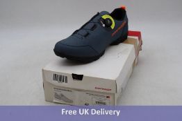 Bontrager Evoke Mountain Bike Shoes, Blue, UK Size 13. Box damaged