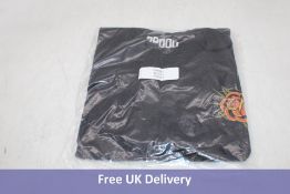 Five 2P00D Storm T-Shirts, Black/Orange, Size S
