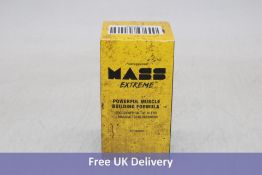 Mass Extreme Powerful Muscle Building Formula Food Supplements, 120 Capsules, Expiry Date 04/2027