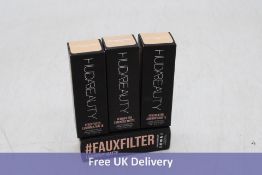 Four Huda Beauty #Fauxfilter Luminous Matte Liquid Concealer, 2.7 Coconut Flakes