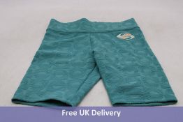 Quiksilver Tropic Day Cyclist Fleece Shorts, Teal, Size S