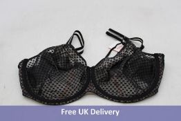 Prima Donna Twist Glass Beach Bra, Black, UK 36H