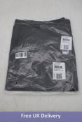 Arc'teryx Cormac Crew Neck Long Sleeve T-Shirt, Black Heather, Size L