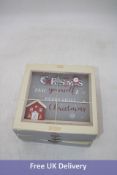 Three Lesser & Pavey Santa LED Plaques