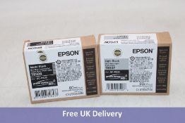 Two Epson Ink Cartridge, 1 X T8507 Light Black C13T850700, 1 X T8508 Matte Black C13T85080N