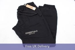 Essentials Fear of God Jogging Bottoms, Black, Size L