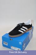 Adidas Gazelle Indoor Trainers, Black/White/Gum, UK 10