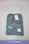 Salomon Men's Bonatti Cross Wind Wind Jacket Hoodie, Teal, Size L