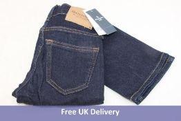 Abercrombie Kids Straight Jeans, Dark Blue, Size 5/6 Y