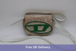 Diesel 1dr Shoulder Bag, Beige/Green