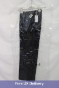 Hartford Plaisance Trousers, Shiny Black, Size 2