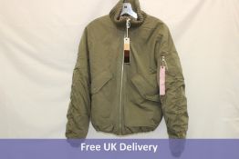 Nude Project Bomber Aviation Padded Jacket, Khaki, Size M