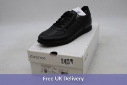 Geox U Renan Lace Up Shoes, Black, UK 8. Box damaged