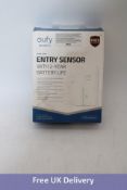 Four Eufy Entry Sensors. Boxes damaged