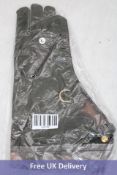 Mike's Thickness Eagle Glove, Right, Green/Brown, Size S