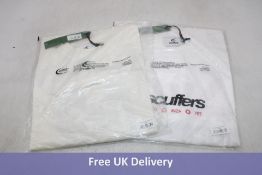 Two Scuffers T-Shirt's One White, One Ecru, Size M