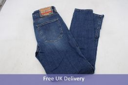 Diesel 2015 Babhila Skinny Fit Mid Waist Jeans, Blue, W26/L32. Used