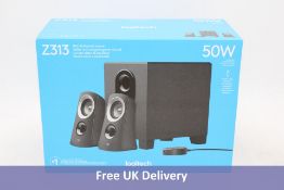 Logitech Z313 Speaker System 50W, Black
