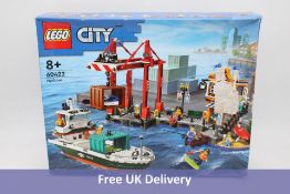 Lego City 60422 Harbour, Age 8+. Box damaged