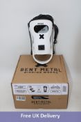 Bent Metal Axtion Snowboard Bindings, White, US M 8-11