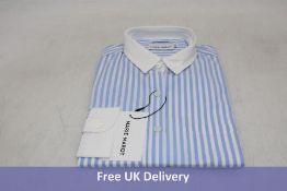Marie Marot Stripe Shirt, Blue, Size M