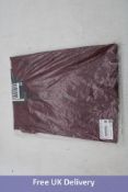 Boss Cotton Polo Shirt Embroidered Logo, Deep Red, Size L