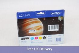 Brother LC-1240VALBP Original Ink Cartridge Black, Cyan, Magenta, Yellow Pack of 4 Multipack, Exp.11