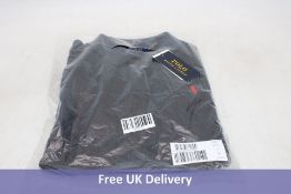 Polo Ralph Lauren Cable-Knit Polo Shirt, Navy, Size S