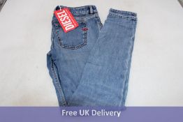 Diesel 1979 Sleenker Skinny Fit Low Waist Jeans, Blue, W32/L32. Used