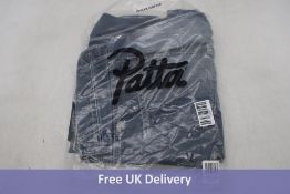 Patta Washed Loose Fit Denim Trousers, Denim Blue, Size 38