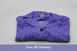 Quiksilver Dad Fit Short Sleeve Shirt, Purple, Size S
