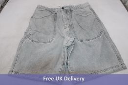 Diesel D Fransy Shorts, Washed Grey, Size 32. Used