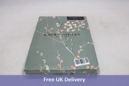 Laura Ashley Floral Double Duvet Cover & Pillowcases Set, Fern Green/Pussy Willow, Duvet 200 X 200cm