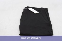 Ninepine Asana Relaxed Straight Trouser, Black, Size 28